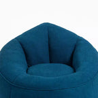 Sedia da divano a sacco Bedding, sedia a sacco con schiuma ad alta pressione, materiale per adulti con imbottitura in schiuma compressa, pouf a sacco con poggiapiedi