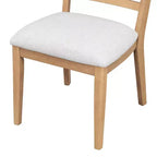 Set da pranzo rotondo allungabile in stile rustico per 4 persone, tavolo rotondo da cucina in legno con prolunga, 4 sedie imbottite per sala da pranzo