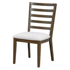 Set da pranzo rotondo allungabile in stile rustico per 4 persone, tavolo rotondo da cucina in legno con prolunga, 4 sedie imbottite per sala da pranzo
