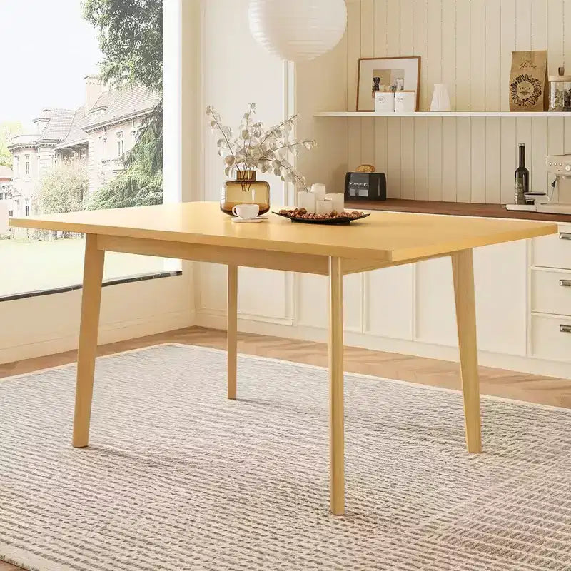 GDFStudio Cunningham 60 tavolo da pranzo rustico da fattoria in legno