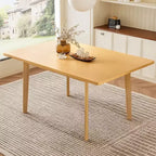GDFStudio Cunningham 60 Wood Rustic Farmhouse Dining Table