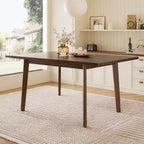 GDFStudio Cunningham 60 tavolo da pranzo rustico da fattoria in legno