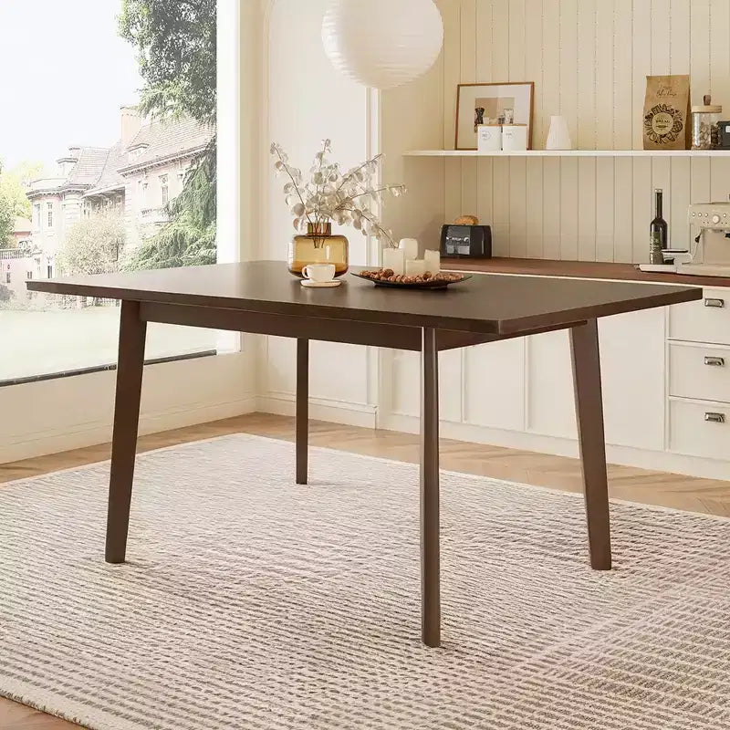 GDFStudio Cunningham 60 tavolo da pranzo rustico da fattoria in legno