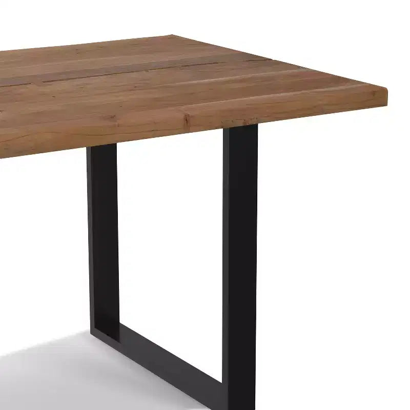 Amity tavolo da pranzo rettangolare moderno industriale 72 pollici x 36 pollici