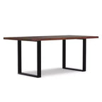 Amity 72 inch x 36 inch Rectangle Modern Industrial Dining Table