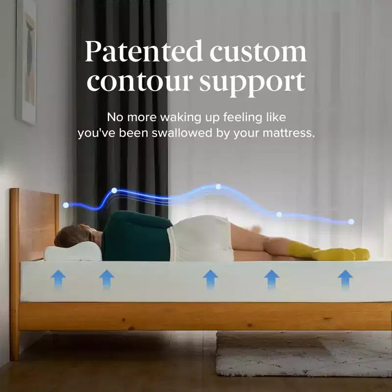Matelas en mousse à mémoire de forme ZINUS 6 pouces Full Green Tea, sans fibre de verre, sensation ferme moyenne, soulagement de la pression zoné, mousses et tissus certifiés sûrs