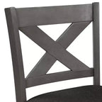 Set da pranzo alto per 4 persone, tavolo da bar in legno con ripiano portaoggetti e 2 sgabelli e 2 sedie per piccoli spazi