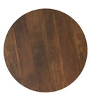 Tavolino contemporaneo Hillmount da 50 cm in legno massello di mango