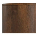 Tavolino contemporaneo Hillmount da 50 cm in legno massello di mango