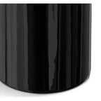 Tavolino Maia Modern Contemporary da 10 pollici in metallo, oro/nero