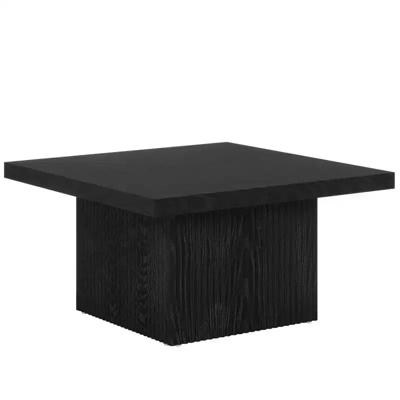 Tavolino quadrato da caffè, 80 cm, in legno, per soggiorno