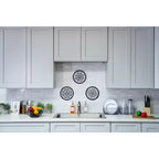 CASAINC Mobile Base per Cucina Shaker con Doppie Ante, 36 L x 12 H x 27 P, Telaio in Legno Massello, Vernice a Bassa Emissione di VOC a Base d'Acqua, Chiusura Ammortizzata, RTA, Grigio Tortora