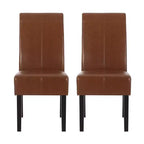 Pertica KD Sedie da Pranzo Set da 2, Imbottite, Look Minimalista, per Sala da Pranzo