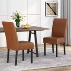Pertica KD Sedie da Pranzo Set da 2, Imbottite, Look Minimalista, per Sala da Pranzo