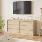Comò alto moderno a 4 cassetti, mobile contenitore in stile metà secolo per camera da letto, soggiorno e ingresso