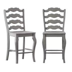 Sgabelli da bancone South Hill French Ladder - Set di 2 - iNSPIRE Q