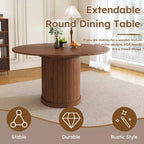 Tavolo da pranzo ovale allungabile JVNOXK da 150 cm con piano portaoggetti a due livelli, per 4-6 persone, base inclusa, adatto per sale da pranzo e soggiorni, color noce