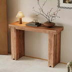 Tavolo consolle Whisen in stile retrò e minimalista, tavolo da ingresso multiuso, facile da montare (versione aggiornata)