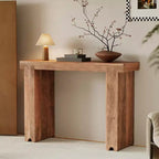Whisen Retro Minimalist Console Table, Multi-Scene Entryway Table, Easy Assembly(Upgraded)