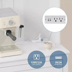 Mobile Buffet Credenza da 160 cm, Mobiletto con 4 Ganci, Cassetto e Ripiani Regolabili, Mobile Contenitore per Cucina, Salotto e Sala da Pranzo