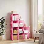 Organizzatore portaoggetti a 9 cubi - Scaffale modulare per cubi resistente, 30 x 30 x 30 cm, ripiani per armadio fai da te impilabili con piedini anti-ribaltamento e kit di attrezzi