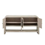 60 Mobile credenza consolle moderno con contenitore, tavolo da ingresso con angoli curvi per corridoio o soggiorno - Panipeachy