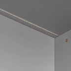 Letto a castello full over full Luxystar con scale contenitore, libreria illuminata regolabile e letto estraibile a scomparsa