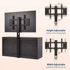 Mobile TV a cassettiera da 55 pollici - Supporto (TV da 32-85 pollici), 9 cassetti, mobile moderno in legno per soggiorno, camera da letto, appartamento