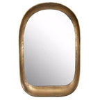 Uttermost Bradano Antique Brass 23 3/4 x 35 1/2 Arch Wall Mirror