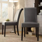 Chaise de salle à manger Salido en similicuir (Lot de 2) - iNSPIREQ