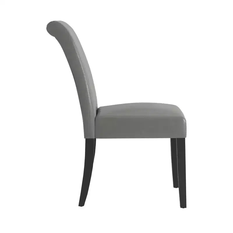 Chaise de salle à manger Salido en similicuir (Lot de 2) - iNSPIREQ
