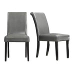 Chaise de salle à manger Salido en similicuir (Lot de 2) - iNSPIREQ