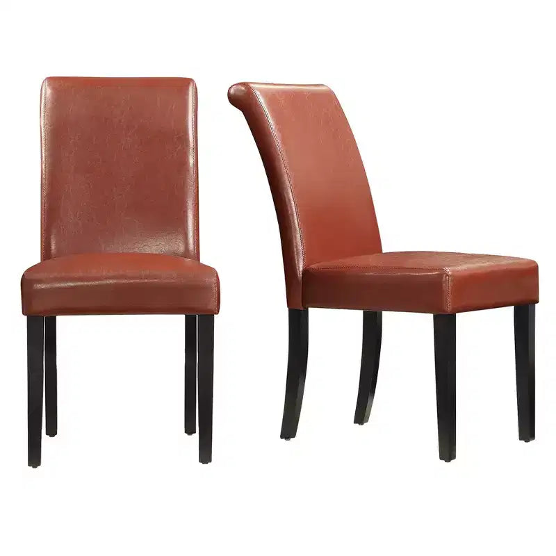 Chaise de salle à manger Salido en similicuir (Lot de 2) - iNSPIREQ