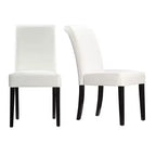 Chaise de salle à manger Salido en similicuir (Lot de 2) - iNSPIREQ