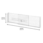 iDesign Divisori Espandibili in Plastica per Cassetti Profondi - Organizer Regolabili per Cucina e Casa, 13,15 x 1,25 x 5,75, Confezione da 8