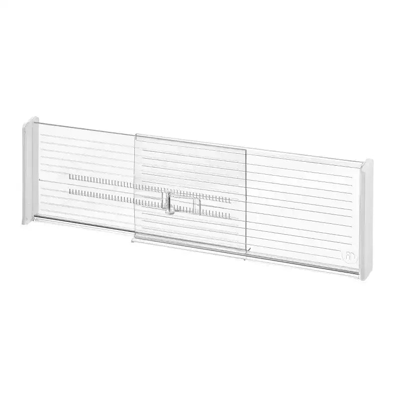 iDesign Divisori Espandibili in Plastica per Cassetti Profondi - Organizer Regolabili per Cucina e Casa, 13,15 x 1,25 x 5,75, Confezione da 8
