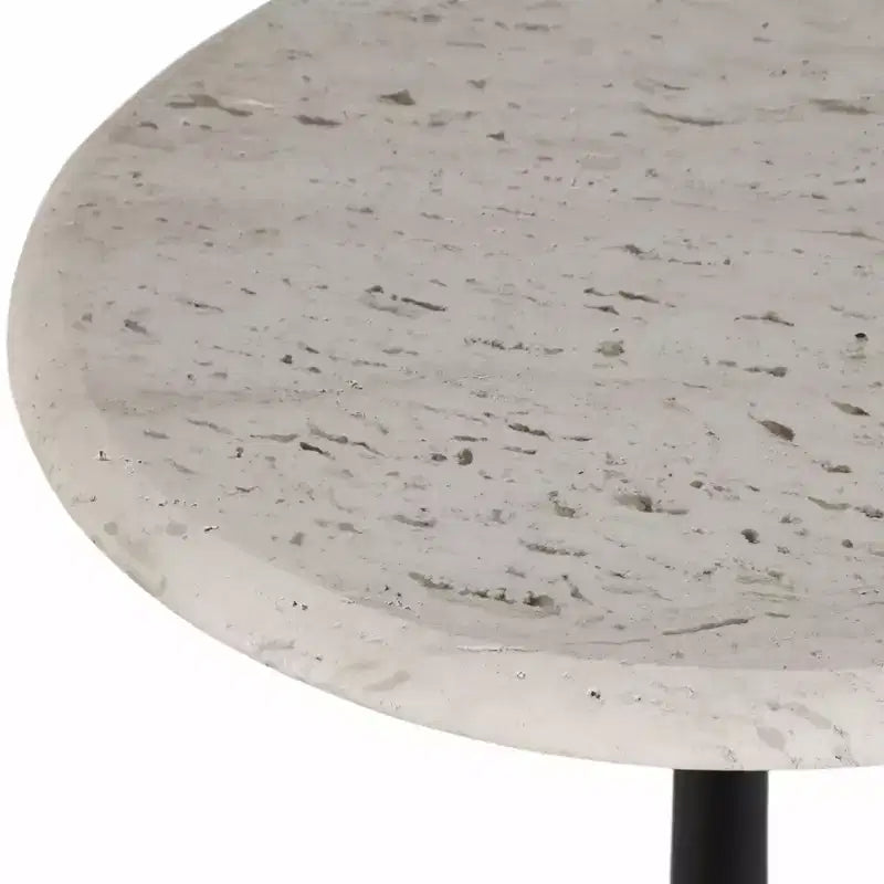 Tavolino d'appoggio in marmo per l'arredamento di casa - Tavolino decorativo piccolo per comodino, letto e soggiorno