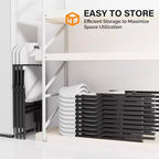 Karl Home 10 sedie pieghevoli, portatili, in plastica con telaio in acciaio