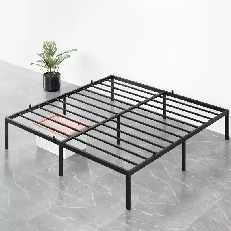 Struttura letto bassa per camera da letto - capacità massima di peso 362 kg, nessun materasso a molle richiesto, design minimalista.