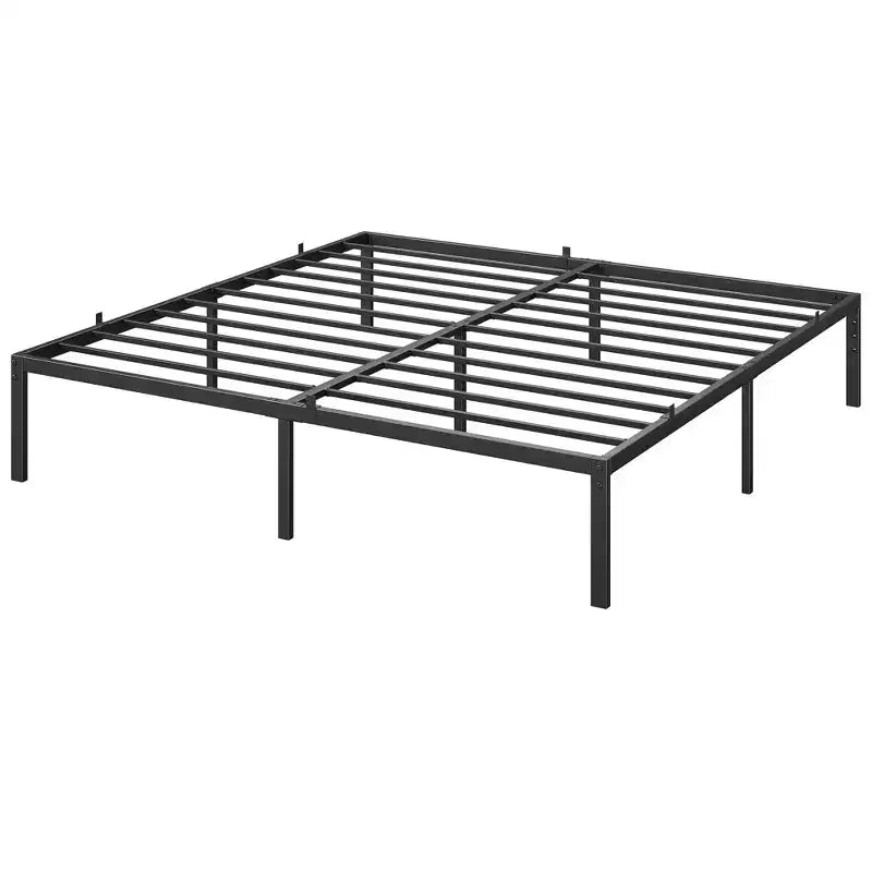 Struttura letto bassa per camera da letto - capacità massima di peso 362 kg, nessun materasso a molle richiesto, design minimalista.