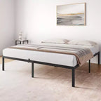 Struttura letto bassa per camera da letto - capacità massima di peso 362 kg, nessun materasso a molle richiesto, design minimalista.