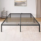 Struttura letto bassa per camera da letto - capacità massima di peso 362 kg, nessun materasso a molle richiesto, design minimalista.