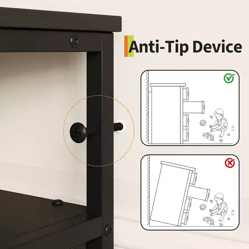 Comò lungo 160 cm per soggiorno, comò in tessuto a 12 cassetti con porta TV per camera da letto, cassettiera con ripiani aperti