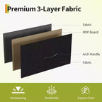 Comò lungo 160 cm per soggiorno, comò in tessuto a 12 cassetti con porta TV per camera da letto, cassettiera con ripiani aperti