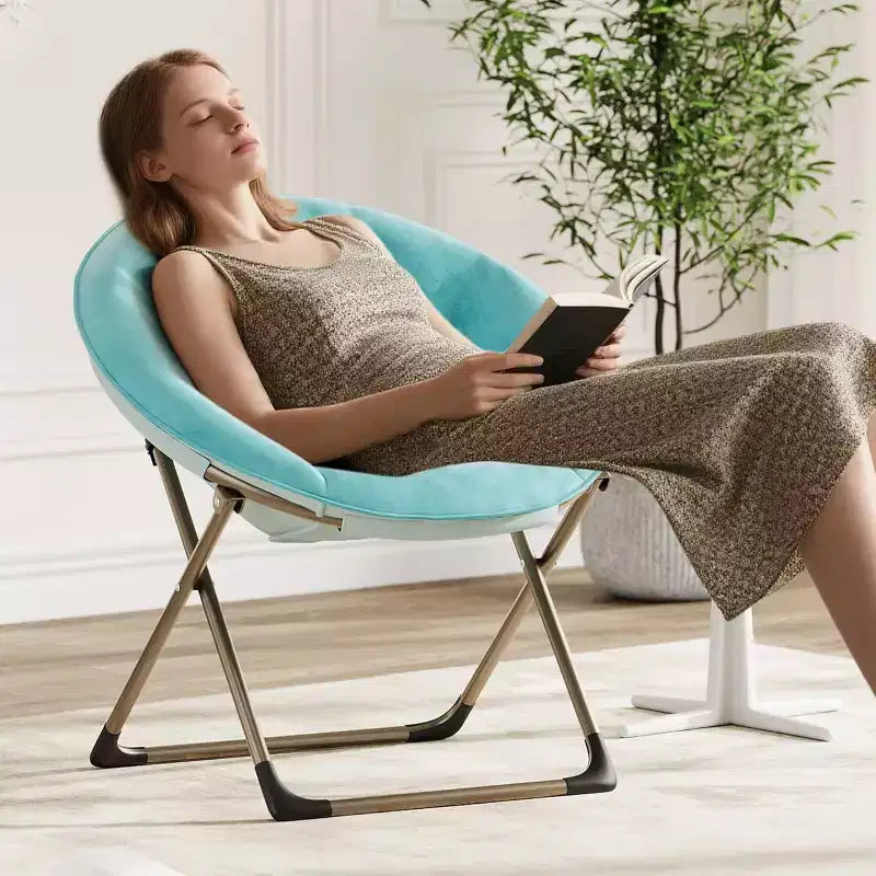 Comoda sedia a farfalla portatile, morbida pelliccia sintetica, oversize, nessun assemblaggio richiesto, per camera da letto, soggiorno, dormitorio, per bambini, ragazzi e adulti