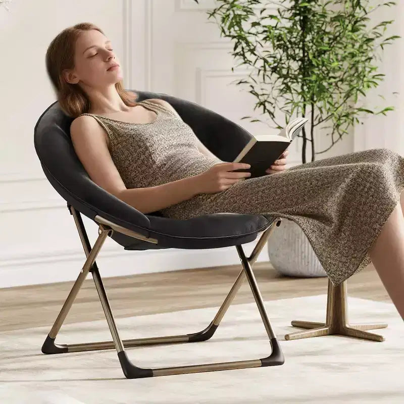 Comoda sedia a farfalla portatile, morbida pelliccia sintetica, oversize, nessun assemblaggio richiesto, per camera da letto, soggiorno, dormitorio, per bambini, ragazzi e adulti