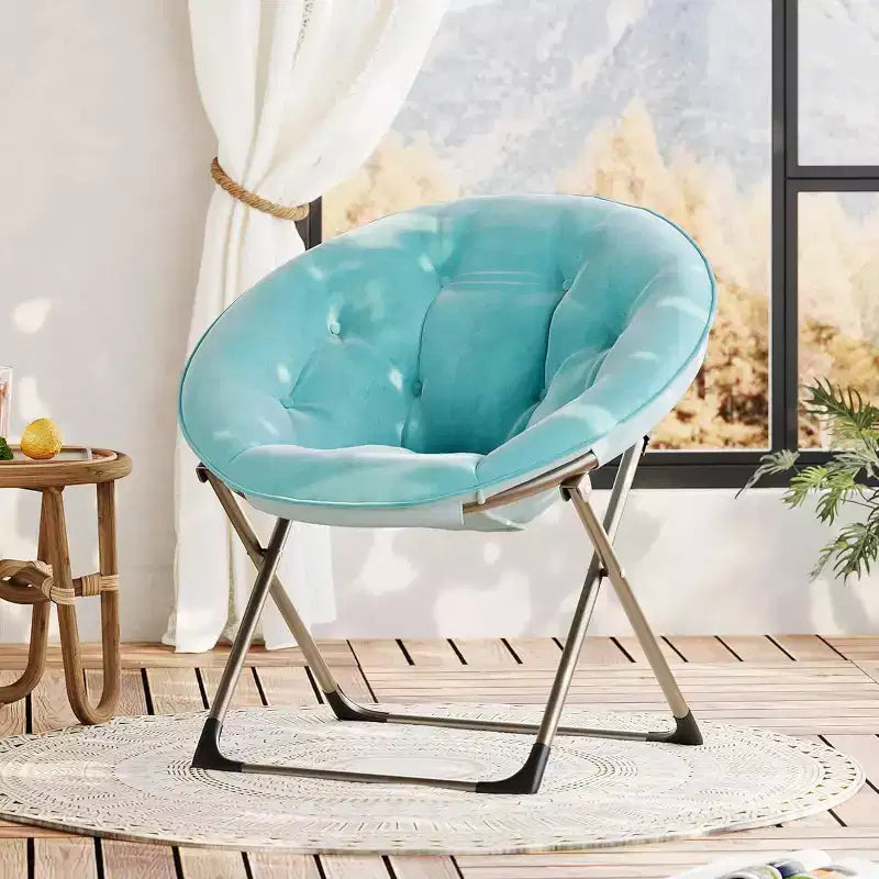 Comoda sedia a farfalla portatile, morbida pelliccia sintetica, oversize, nessun assemblaggio richiesto, per camera da letto, soggiorno, dormitorio, per bambini, ragazzi e adulti