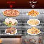 Scaldavivande a 4 ripiani, armadio riscaldato in acciaio inossidabile da 850 W con vassoio per l'acqua, adatto a teglie 1/1 GN, armadietto per lievitazione commerciale per pizza, pollo, pasticcini