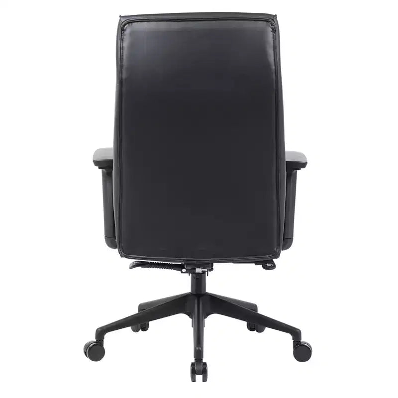 Sedia da ufficio direzionale Maxwell ad alto schienale imbottita in pelle PU, altezza e braccioli regolabili, inclinazione ginocchia e rotazione a 360°, sedia ergonomica da scrivania per computer