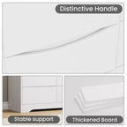 Comò moderno in legno a 9 cassetti - 150 cm di larghezza, contenitore profondo, design robusto per camera da letto e soggiorno